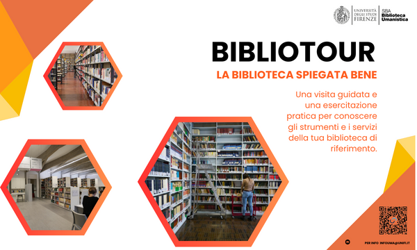 Bibliotour. Guided tours and workshop at the Humanities Library.